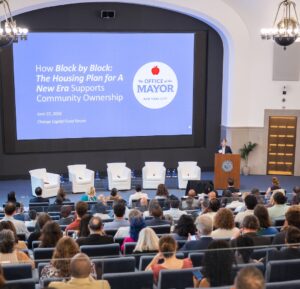 Affordability forum stage and audience